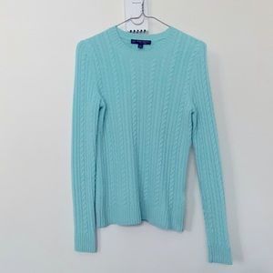 Brooks Brothers Mint “346” Pure Cashmere Sweater